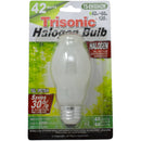 42 Watts (60w Equivalent) White Color Halogen Bulb 120v E26 Base