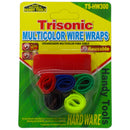 Multicolor Velcro Wire Wraps (3/4" x 7"), 6 Count