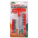 22 Piece Screwdriver and Socket Set with T Handle