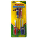 4-Pack Pocket Screwdriver Set – 3" & 1.5" Stubby Phillips & Flat