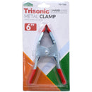 6-Inch 6" Metal Spring Clamp with Protective Grip Pads