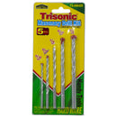5-Piece Masonry Drill Bit Set Assorted Sizes
