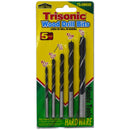 5-Piece Wood Drill Bit Set Assorted Sizes for Woodworking