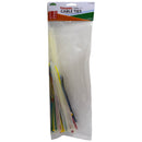 100 Count Assorted Color Cable Zip Ties Variety Pack for Wire Management