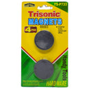 4 Count 1-3/8 Inch Heavy Duty Round Magnets for Home, Office & Garage