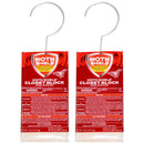 Moth Shield Closet Block Deodorizer - Rose Scented, 5oz. (Pack of 2)