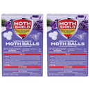 Moth Shield Moth Balls - Lavender Scented, 4oz. (113g) (Pack of 2)
