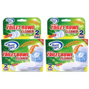 No Mess Toilet Bowl Cleaner Tablets with Bleach, 2 Count (Pack of 2)