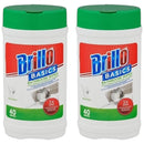 Brillo Basics Bathroom Wipes Multi Surface Bathroom Cleaner 40 Wipe (Pack of 2)