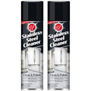 Stainless Steel Cleaner & Polish - Streak Free Shine!, 10oz. (Pack of 2)