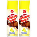 Furniture Polish Lemon Scent - Cleans, Restores, & Conditions, 10oz (Pack of 2)