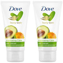 Dove Invigorating Care Hand Cream w/ Avocado Oil & Calendula, 75ml (Pack of 2)