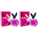 Playboy Super Playboy Perfume For Women, 2.0oz. (60ml) (Pack of 2)