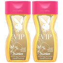 Playboy VIP Glam Orchid Scent Shower Gel For Women, 8.4oz. (250ml) (Pack of 2)