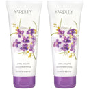 Yardley London April Violets Exfoliating Body Scrub, 6.8oz. (200ml) (Pack of 2)