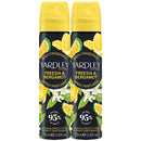 Yardley London Freesia & Bergamot Body Fragrance Spray 2.6oz (75ml) (Pack of 2)