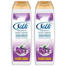 Silk Midnight Orchid Milk Cream + Vitamin E Body Wash, 16.9oz. 500ml (Pack of 2)