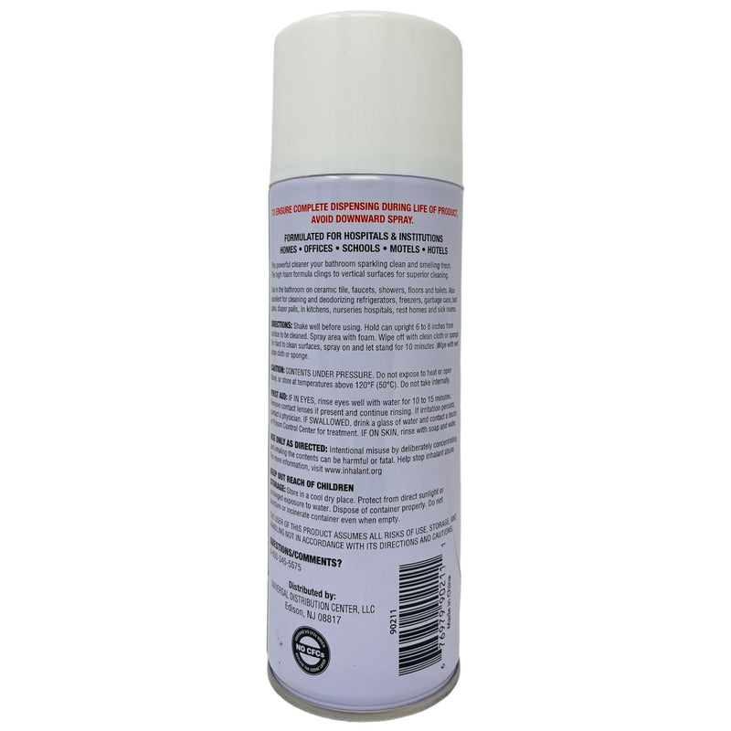 Non-Abrasive Foaming Bathroom Cleaner, 13oz.