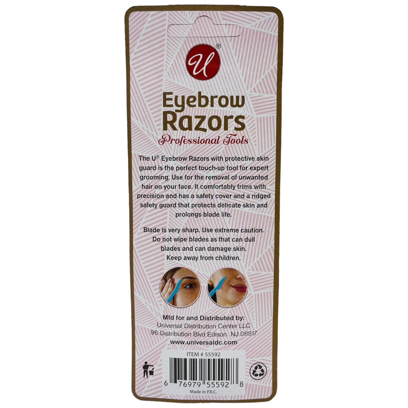 Eyebrow Razors, 3 Count