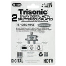 2-Way Gold Plated Digital HDTV Splitter (5-1050 MHz HDTV)