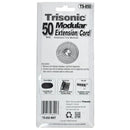 50' White Telephone Extension Cord