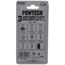 3 Wire Rubber/Plastic Grounded Plug (15 Amps 125 Volts)