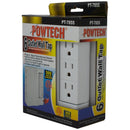 6 Outlet Wall Tap w/ Surge Protection & Swivel Function (300 Joules) - UL Listed