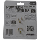 6-Outlet Wall Tap w/ Surge Protector & 2 USB Ports - ETL Listed