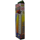 6 Outlet Power Strip w/ Circuit Breaker - 125V 14AWG Cord 15 Amps - UL Listed