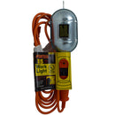 15' Foot Work Light w/ Metal Cage + On/Off Switch + 3-Prong Socket - UL Listed