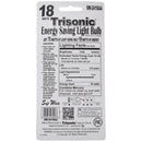 18 Watts (75w Equivalent) Energy Saving Light Bulb - Soft White