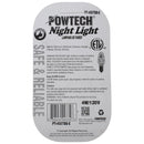 4 Watt Clear Night Light - On/Off Switch - Damage Resistant - UL