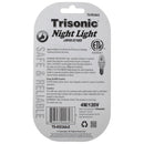 4 Watt White Cover Night Light (Clear) - On/Off Switch - UL Listed