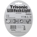 2 3/4" 3 LED Circle Push Light - Black Color - AAA Battery Operated