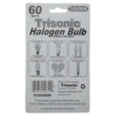 60 Watts (85w Equivalent) White Color Halogen Bulb 120v E26 Base