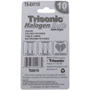 10 Watts JC G4 J Type Base Clear Bi-Pin Halogen Bulb 12v (3 Bulbs)