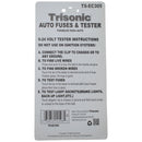 Auto Fuses (ATC Fuses) 3/4" Size - 10A to 30A - 10 Pieces + Tester