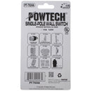 15 Amp 125 Volts Single-Pole Wall Switch - UL Listed (White Color)