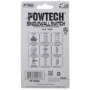 15 Amp 125 Volts Single Wall Switch - UL Listed (White Color)