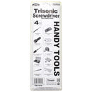 4-Pack 3" & 4" Phillips & Flat Head Screwdriver Set