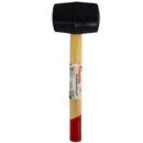 12-Inch 12" Large Rubber Mallet with Wooden Handle