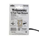 12-Foot Tape Measure with Locking Blade and Wrist Strap