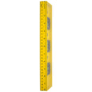 12-Inch 3-Vial Magnetic Level with Built-In Ruler