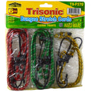 6-Pack Assorted Elastic Bungee Cords for Cargo and Storage