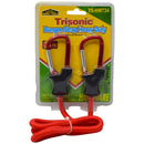 2 Piece 3 Ft Heavy-Duty Bungee Strap with Carabiner Clips