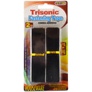 2 Count x 1" x 18" Black Hook and Loop Fastener Velcro Straps