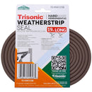 1 Pack Brown Weatherstrip Seal 19 Foot Long Foam Tape for Doors