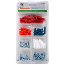 80 Piece Screw and Wall Anchor Assortment Kit for Drywall