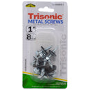 8 Pack 1 inch Self Drilling Metal Screws with Sealing Washer