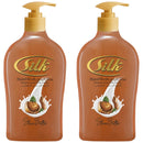 Silk Shea Butter Hand Soap Moisturizing Milk Cream, 13.6oz (400ml) (Pack of 2)